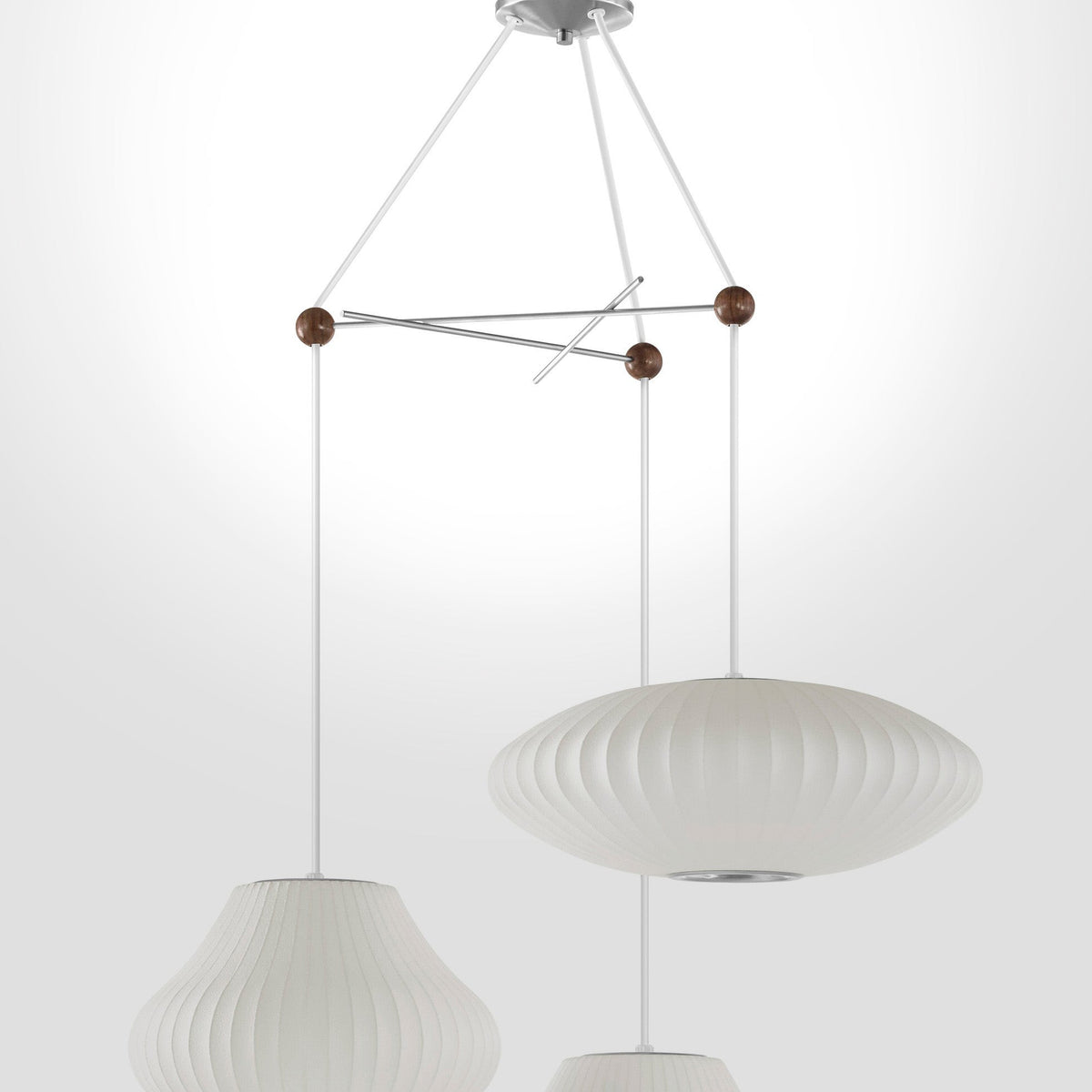 Herman Miller Nelson® Triple Bubble Lamp Fixture