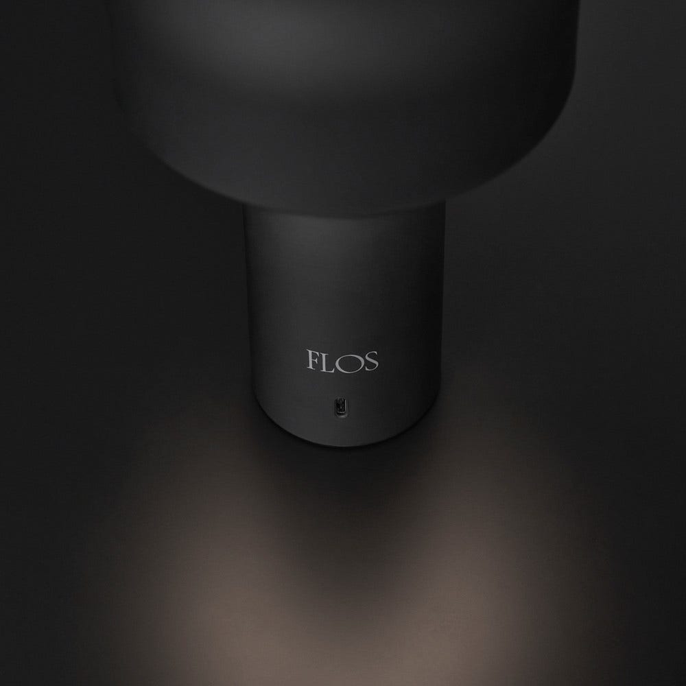 Flos Bellhop Matte Black Portable Table Lamp - Special Edition