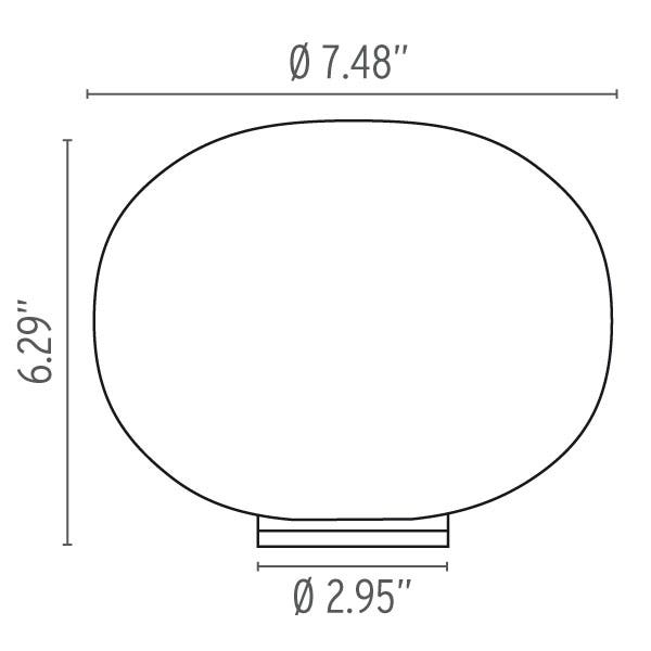 Flos Glo-Ball Basic Zero Table Lamp