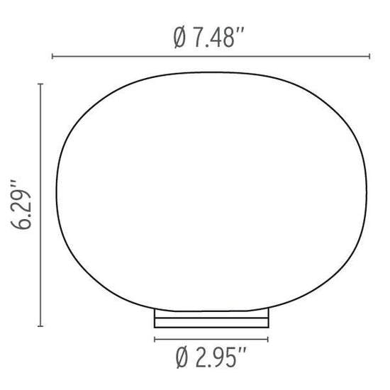 Flos Glo-Ball Basic Zero Table Lamp
