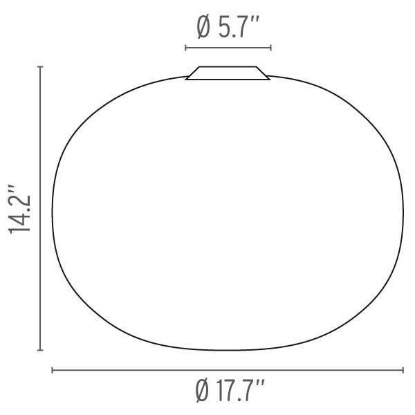 Flos Glo-Ball Ceiling Lamp