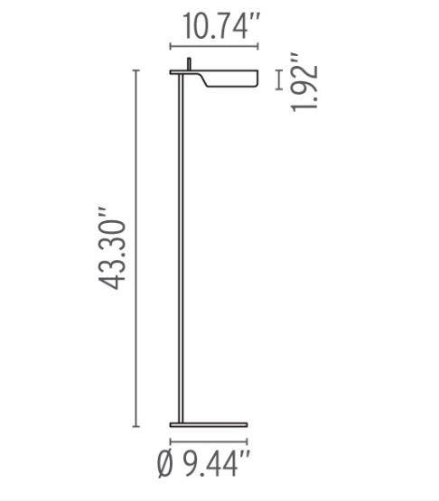 Flos Tab LED Floor Lamp with Adjustable Head