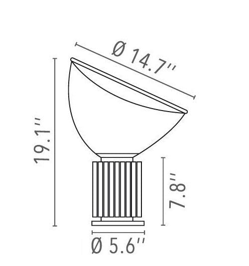 Flos Taccia Small Table Lamp
