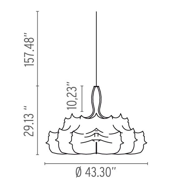 Flos Zeppelin Suspension Lamp