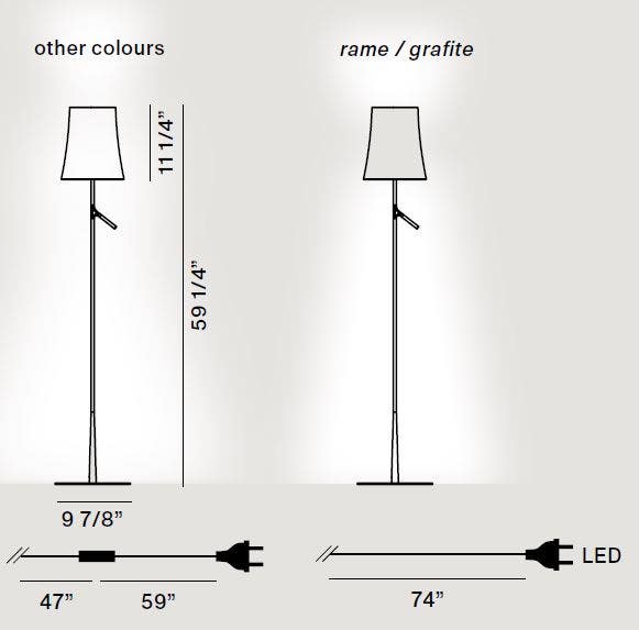 Foscarini Birdie Floor Lamp