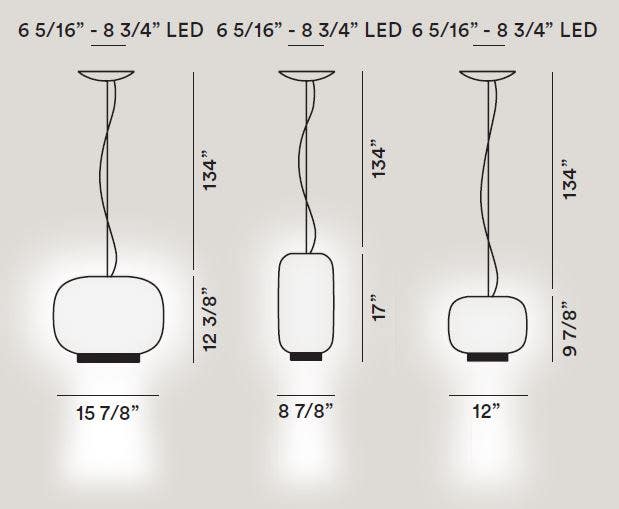 Foscarini Chouchin Reverse Suspension Lamp