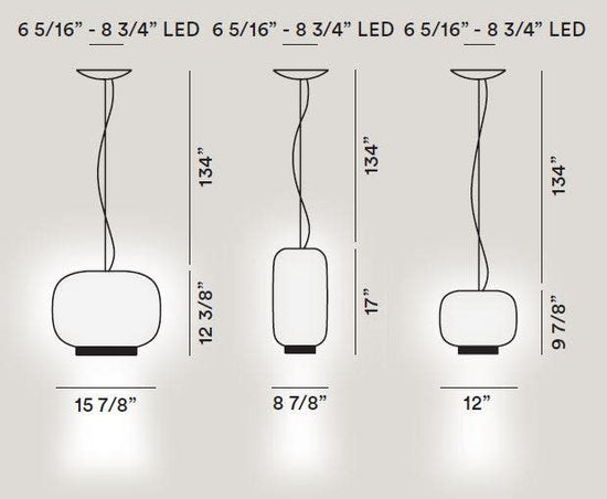 Foscarini Chouchin Reverse Suspension Lamp