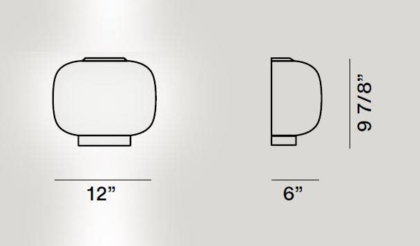 Foscarini Chouchin Semi Wall Lamp