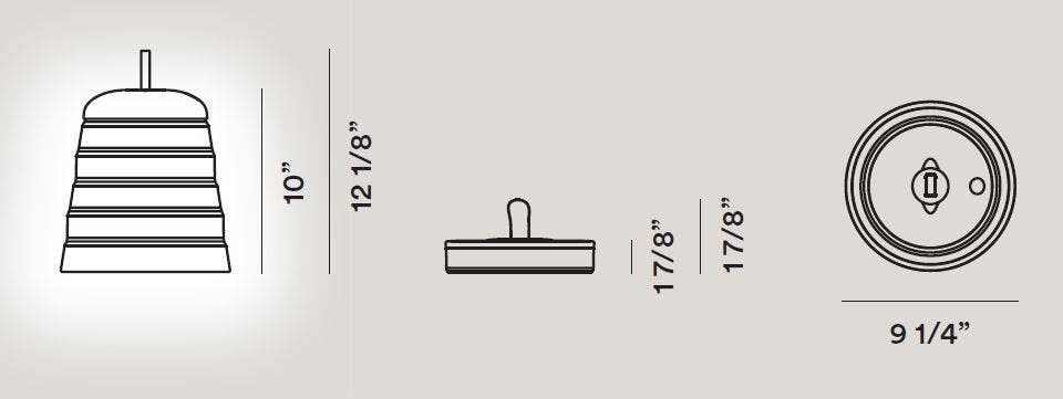 Foscarini Cri Cri Outdoor Suspension/Floor Lamp
