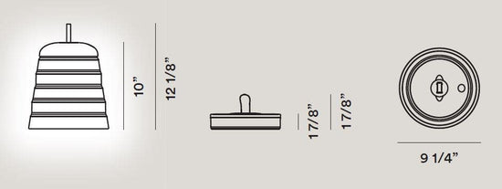 Foscarini Cri Cri Outdoor Suspension/Floor Lamp