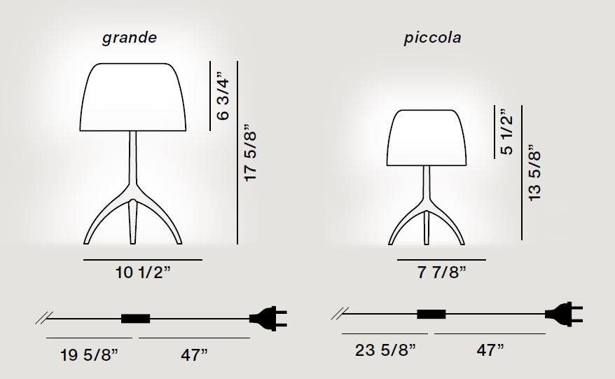 Foscarini Lumiere Nuances Table Lamp