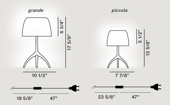 Foscarini Lumiere Nuances Table Lamp