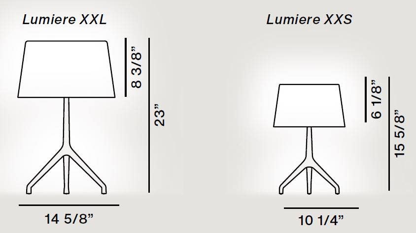 Foscarini Lumiere XXS/XXL Table Lamp