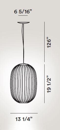 Foscarini Plass Media Suspension Lamp