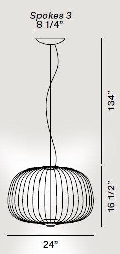 Foscarini Spokes 3 Suspension Lamp