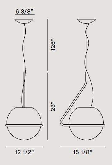 Foscarini Tonda Suspension Lamp