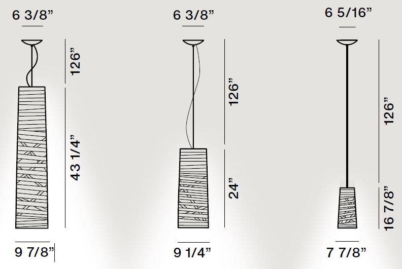 Foscarini Tress Suspension Lamp