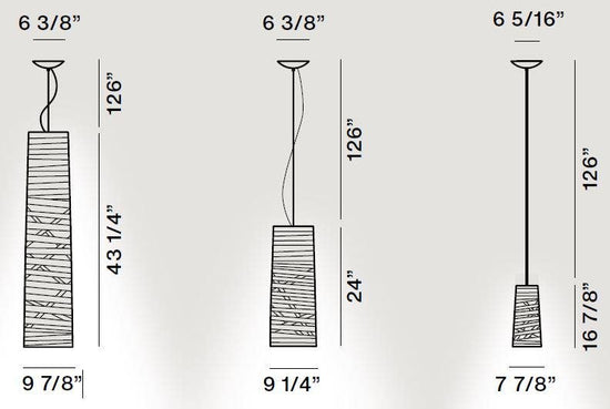Foscarini Tress Suspension Lamp