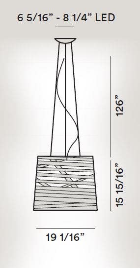Foscarini Tress Grande Suspension Lamp