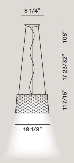 Foscarini Twiggy Grid Outdoor Suspension Lamp