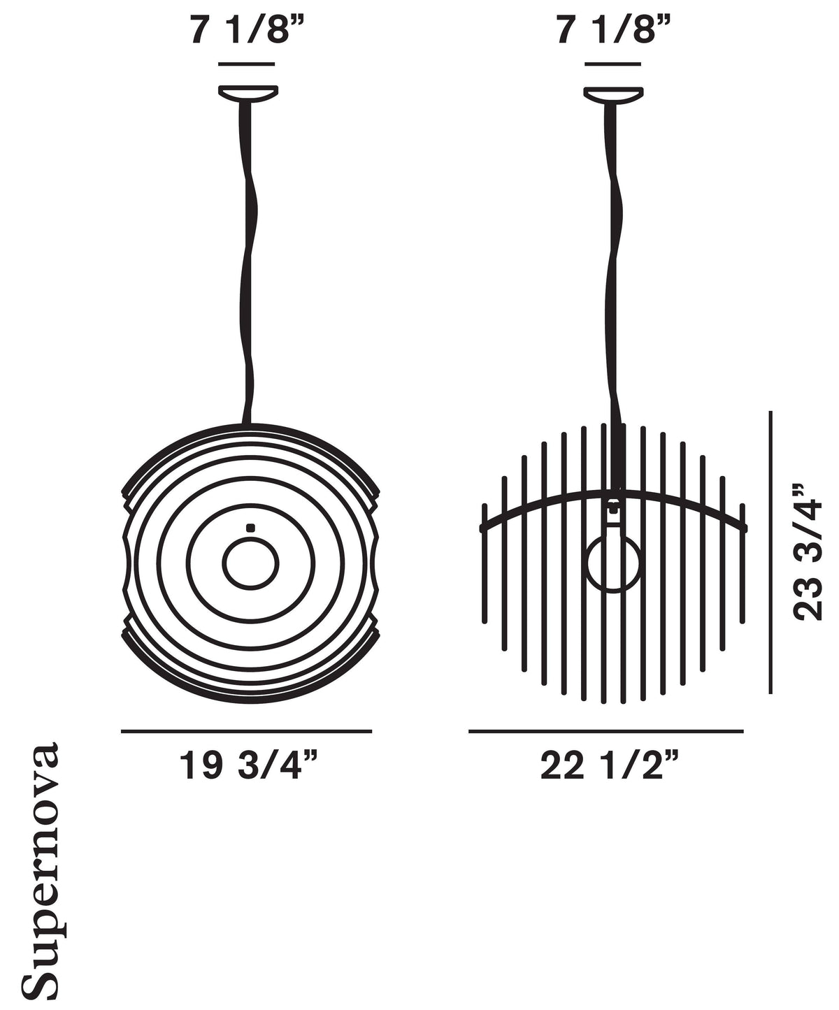 Foscarini Supernova Suspension Lamp