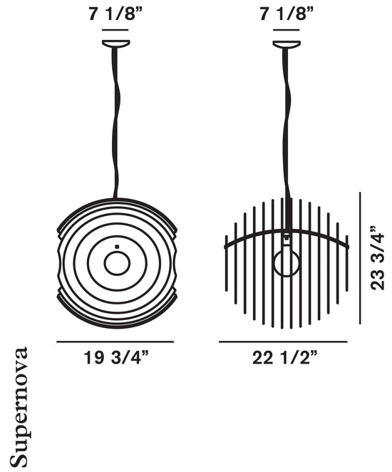 Foscarini Supernova Suspension Lamp