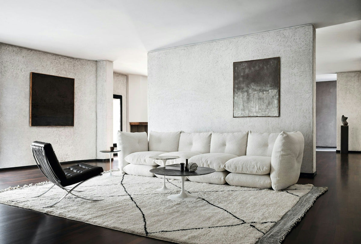 Knoll Perron Pillo Four Seater Sofa