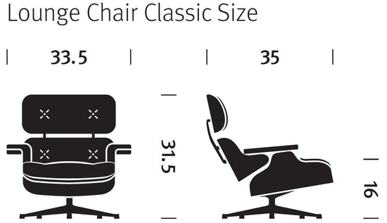 Herman Miller Eames® Lounge Chair White Ash