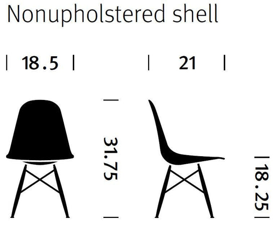 Herman Miller Eames® Molded Fiberglass Side Chair (On Production Hold)