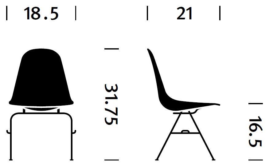 Herman Miller Eames® Molded Fiberglass Side Chair (On Production Hold)