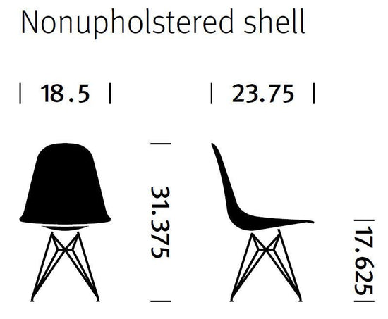Herman Miller Eames® Molded Fiberglass Side Chair (On Production Hold)