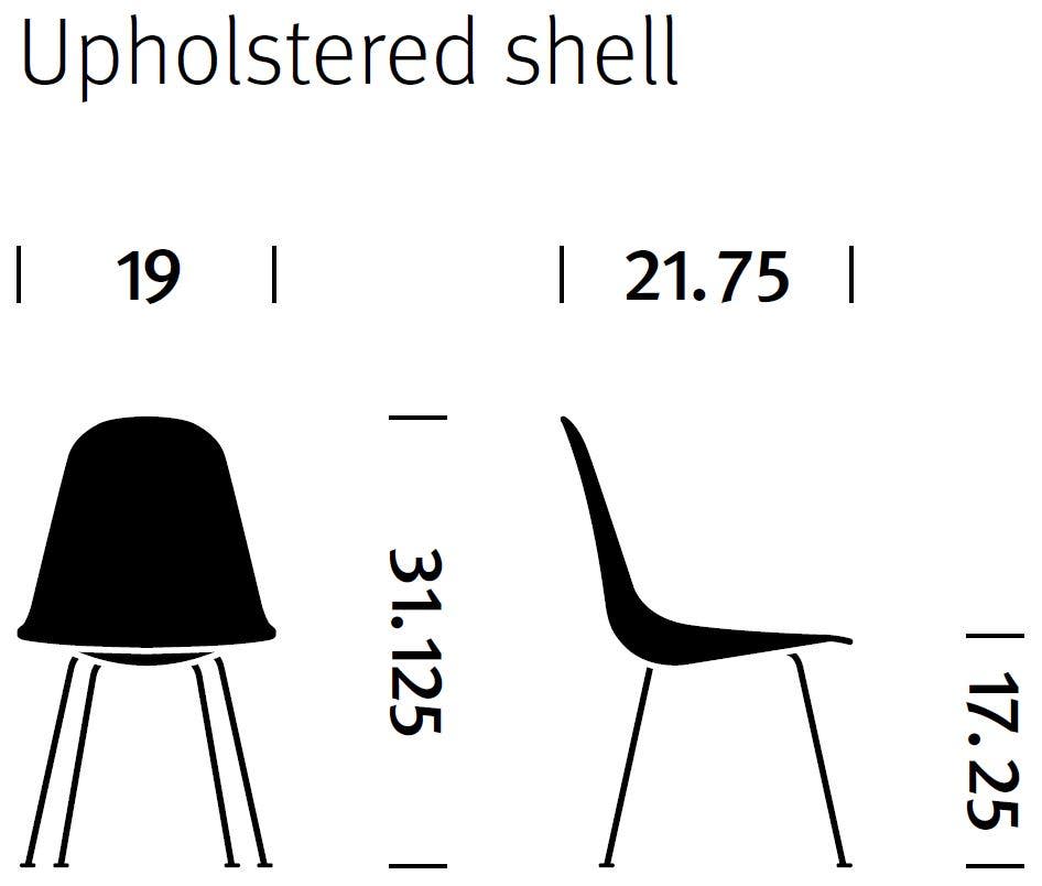 Herman Miller Eames® Molded Fiberglass Side Chair - Upholstered (On Production Hold)