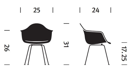 Herman Miller Eames® Molded Plastic Armchair