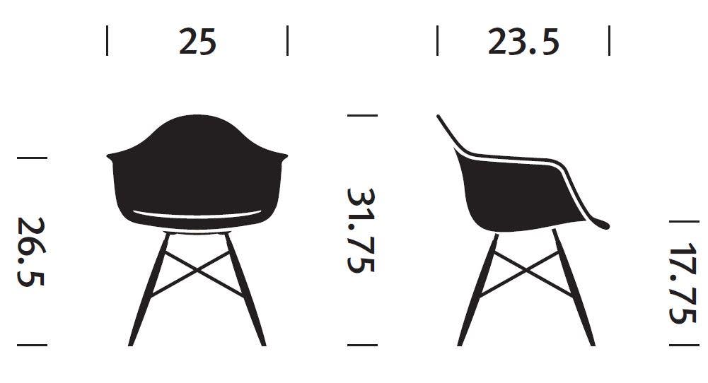 Herman Miller Eames® Molded Plastic Armchair