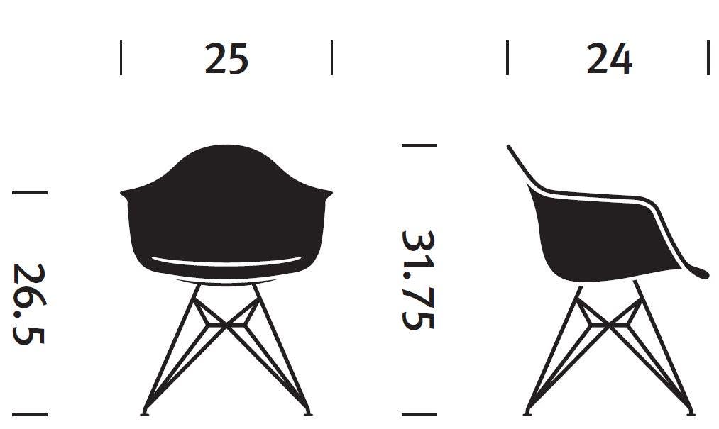 Herman Miller Eames® Molded Plastic Armchair
