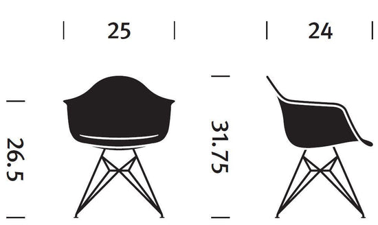 Herman Miller Eames® Molded Plastic Armchair