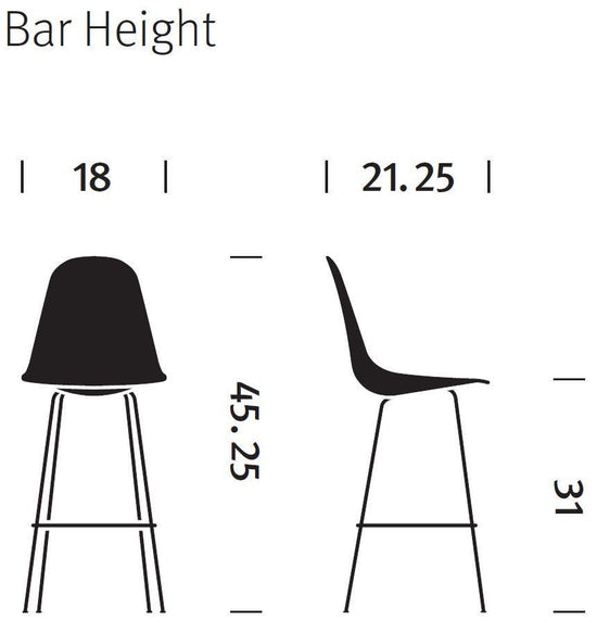 Herman Miller Eames® Molded Plastic Stool