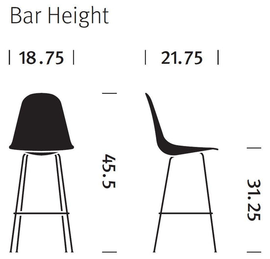 Herman Miller Eames® Molded Wood Stool