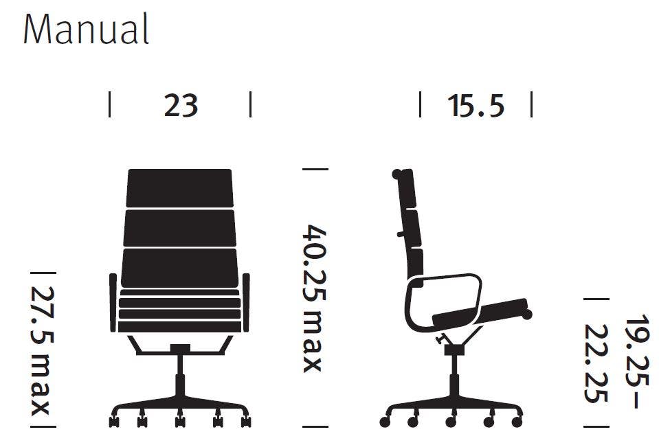 Herman Miller Eames® Soft Pad Executive Chair
