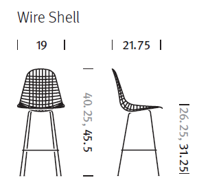 Herman Miller Eames® Wire Outdoor Stool