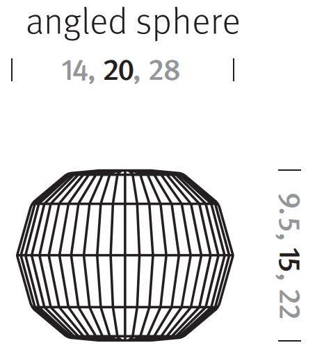Herman Miller Nelson® Angled Sphere Bubble Pendant Lamp