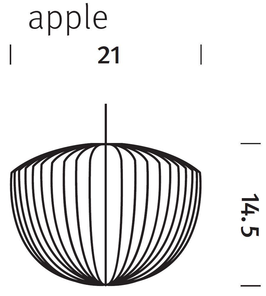 Herman Miller Nelson® Apple Bubble Pendant Lamp
