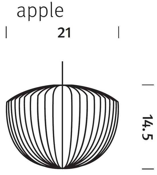Herman Miller Nelson® Apple Bubble Pendant Lamp