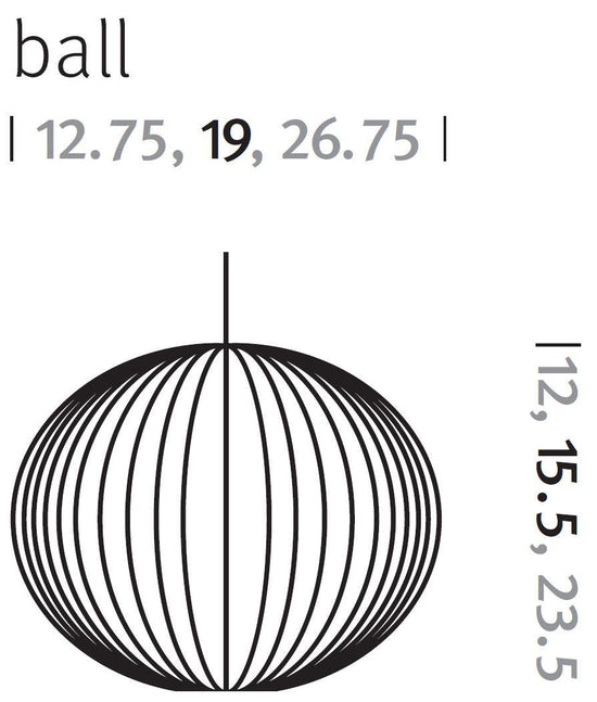 Herman Miller Nelson® Ball Bubble Pendant Lamp
