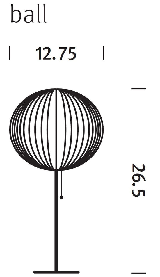 Herman Miller Nelson® Ball Lotus Table Lamp