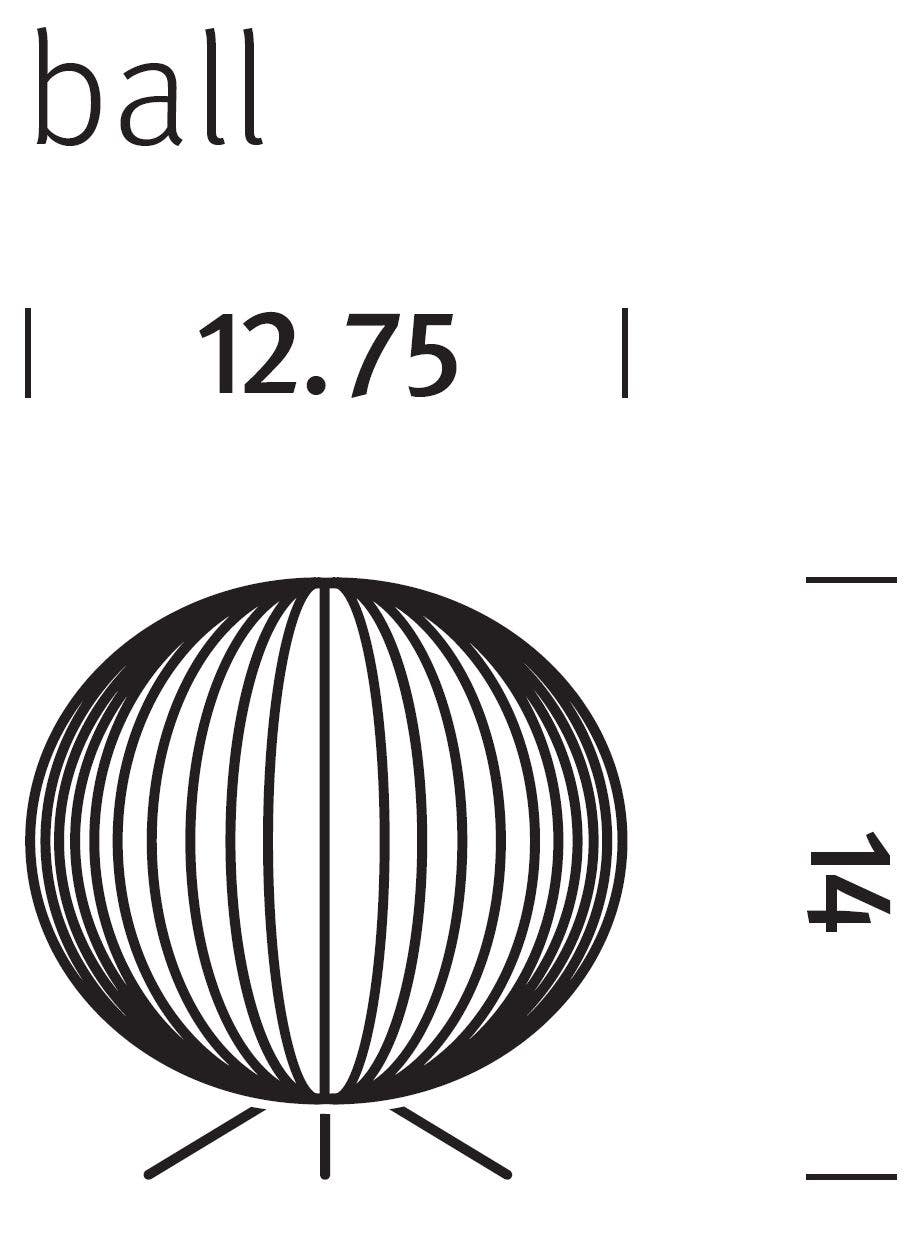 Herman Miller Nelson® Ball Tripod Table Lamp