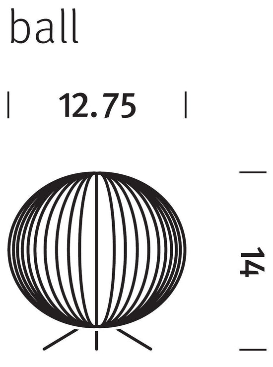 Herman Miller Nelson® Ball Tripod Table Lamp