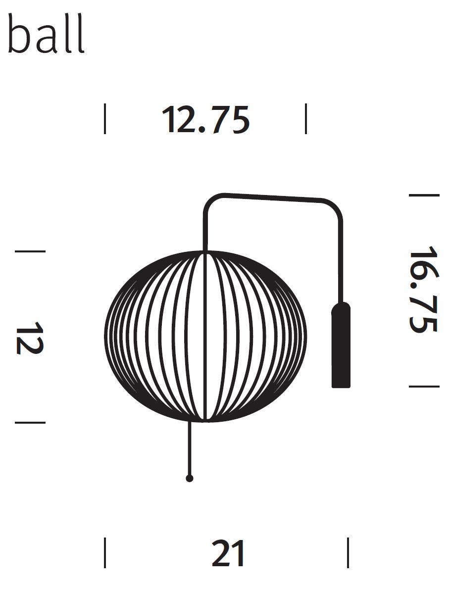 Herman Miller Nelson® Ball Wall Sconce
