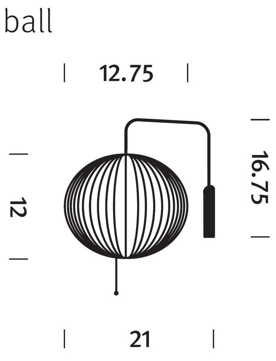 Herman Miller Nelson® Ball Wall Sconce