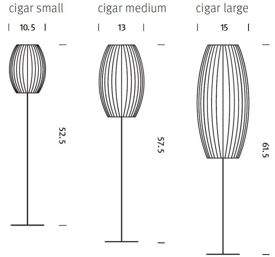 Herman Miller Nelson® Cigar® Lotus Floor Lamp